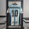 Camiseta Fútbol Argentina Homenaje Maradona 10 Retro Clásica 2001