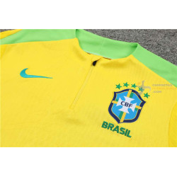 Chándal Brasil Niños Amarillo 2024-2025