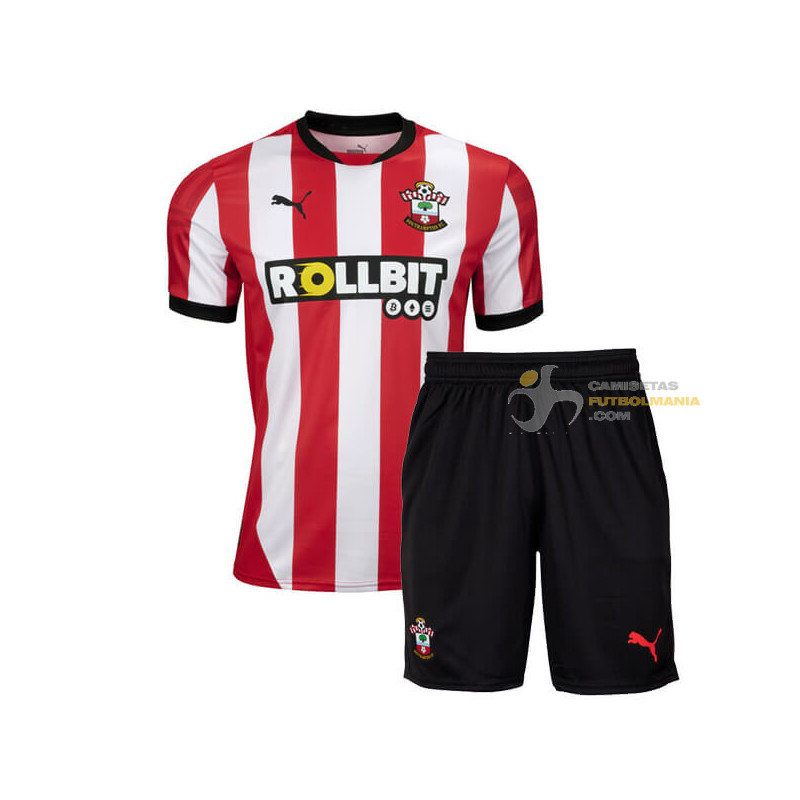 Camiseta y Pantalón Niños Southamption Primera Equipación 2024-2025