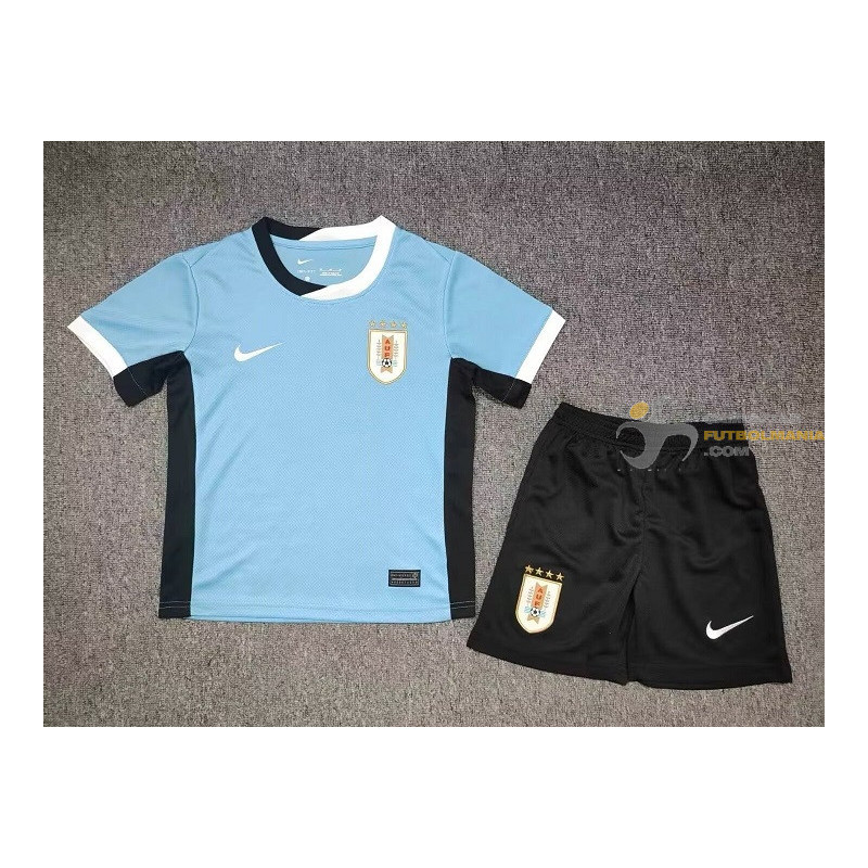 Camiseta y Pantalón Niños Uruguay Primera Equipación Copa America 2024