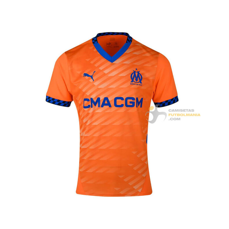 Camiseta Fútbol Olympique de Marsella Tercera Equipación 2024-2025