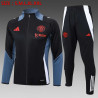 Chándal Manchester United Chaqueta Negro Azul 2024-2025