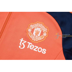 Chándal Niños Manchester United Chaqueta Naranja 2024-2025