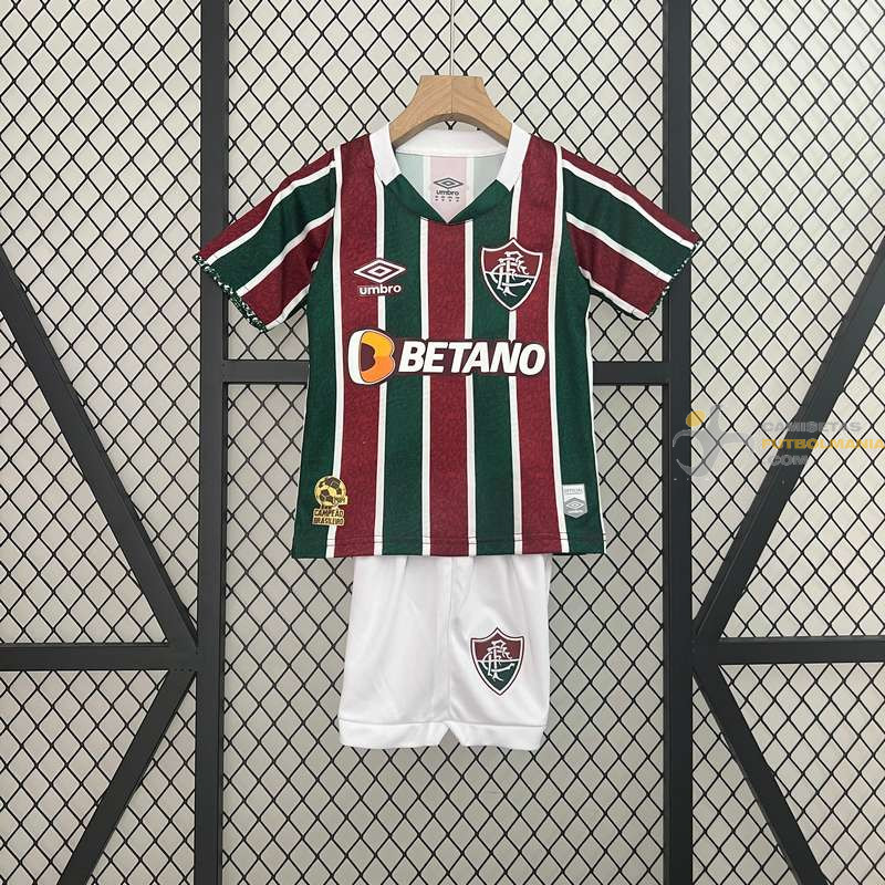 Camiseta y Pantalón Niños Fluminense Primera Equipación 2024-2025