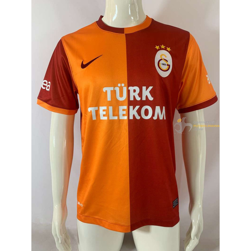 Camiseta Fútbol Galatasaray Primera Equipación Retro Clásica 2013-2014