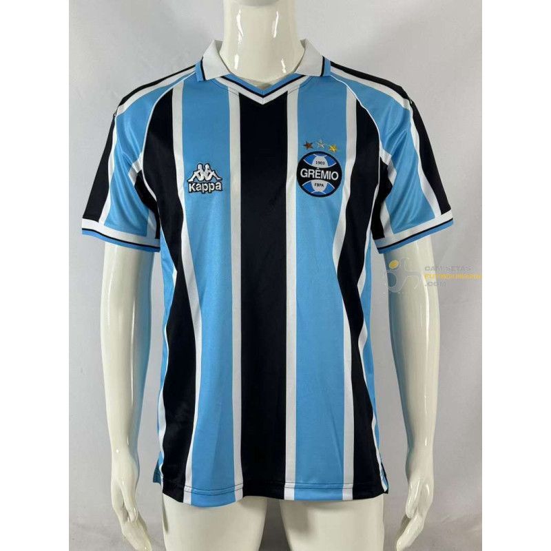 Camiseta Fútbol Gremio Primera Equipación Retro Clásica 2001