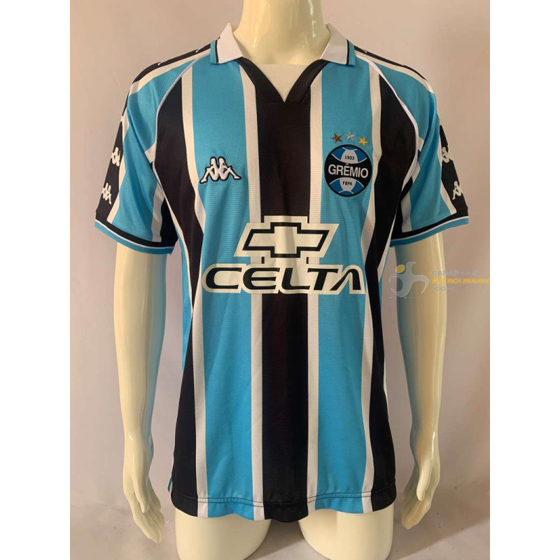 Camiseta Fútbol Gremio Primera Equipación Retro Clásica 2000