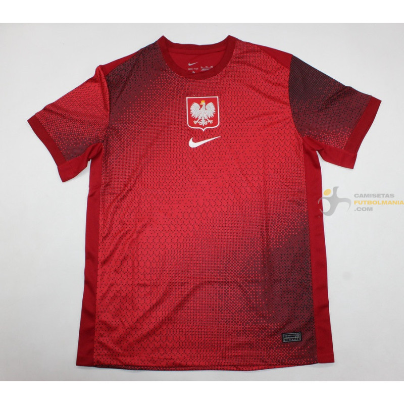 Camiseta Fútbol Polonia Segunda Equipación Eurocopa 2024