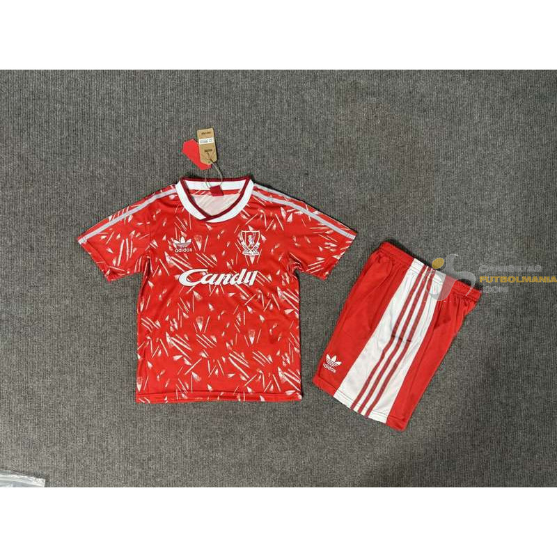 Camiseta y Pantalón Niños Liverpool Retro Clásica 1989-1991