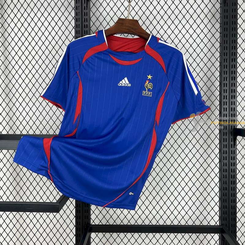 Camiseta Francia Primera Equipación Retro Clásica 2006