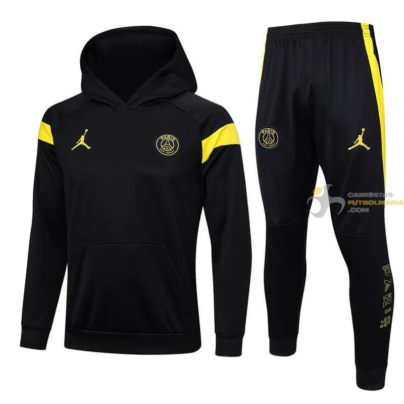 Chándal Capucha Paris Saint-Germain Air Jordan Negro 2024-2025