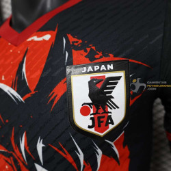 Camiseta Japón Versión Jugador Especial Edición Dragon Ball Negra Roja