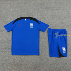 Camiseta y Pantalón Niños Corea del Sur Entrenamiento Azul 2024-2025