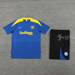 Camiseta y Pantalón Niños Inter Milán Entrenamiento Azul 2024-2025