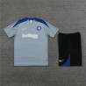 Camiseta y Pantalón Niños Inter Milán Entrenamiento Gris 2024-2025