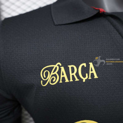 Camiseta Fútbol Barcelona Edición Especial Lamine Yamal 304 Negra Versión Jugador 2024-2025