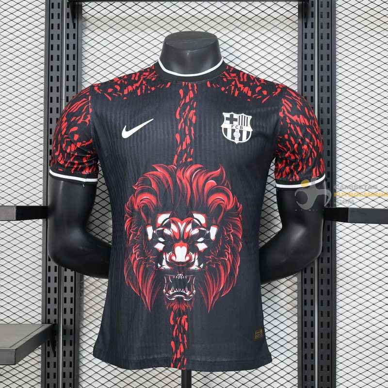 Camiseta Fútbol Barcelona Edición Especial Concept Lion Rojo Versión Jugador 2024-2025