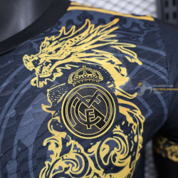 Camiseta Fútbol Real Madrid Edición Especial Dragón Dorado Versión Jugador 2024-2025