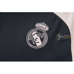 Chándal Niños Real Madrid Negro Blanco 2024-2025