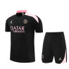 Camiseta y Pantalón Paris Saint-Germain Entrenamiento Negro Rosa Air Jordan 2024-2025