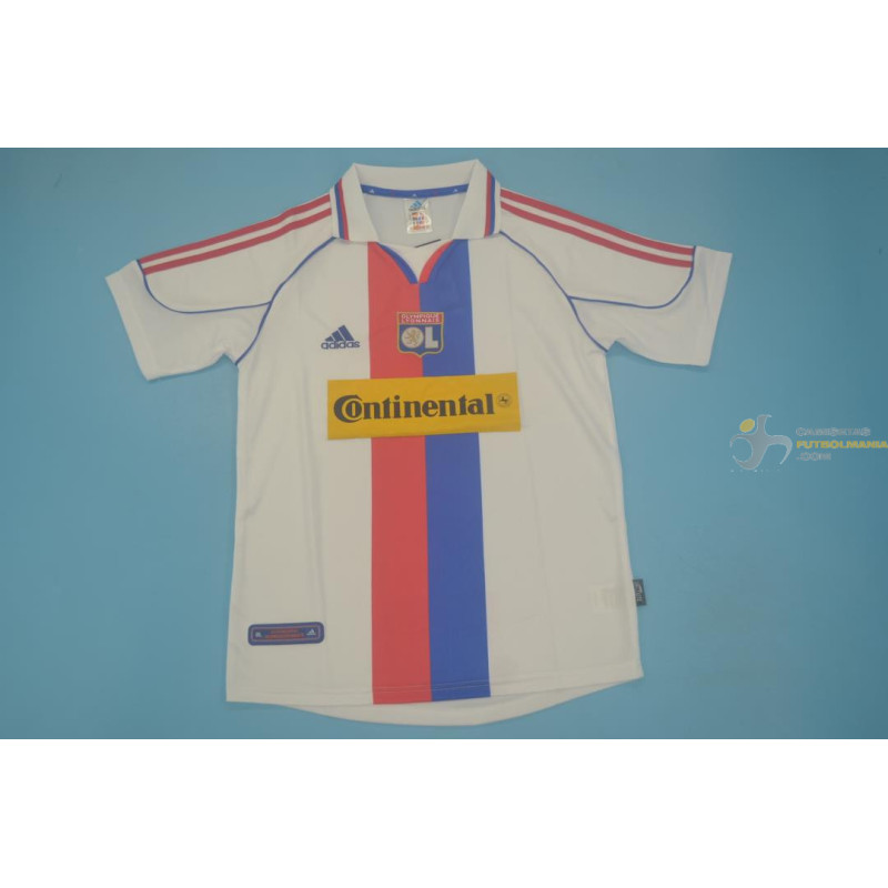 Camiseta Fútbol Olympique Lyon Primera Equipación Retro Clásica 2000-2001