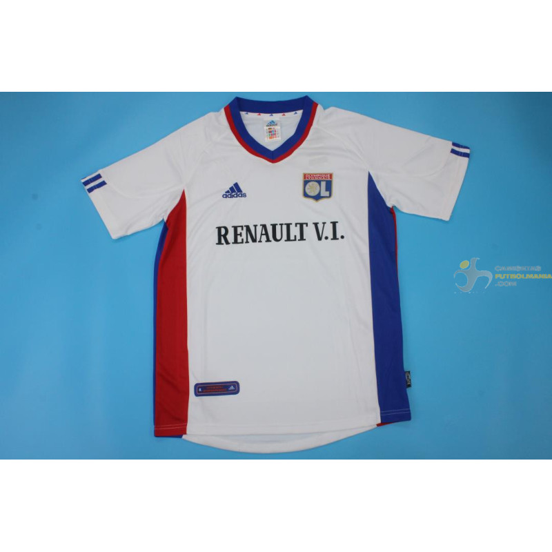 Camiseta Fútbol Olympique Lyon Primera Equipación Retro Clásica 2001-2002