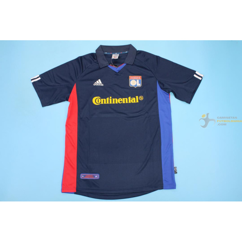 Camiseta Fútbol Olympique Lyon Segunda Equipación Retro Clásica 2001-2002