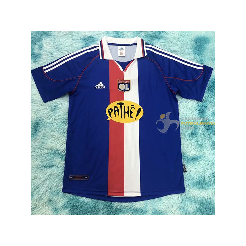 Camiseta Fútbol Olympique Lyon Segunda Equipación Retro Clásica 2000-2001