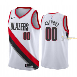 Camiseta NBA Carmelo Anthony de Portland Trail Blazers Blanca 2019-2020