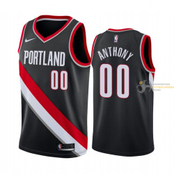 Camiseta NBA Carmelo Anthony de Portland Trail Blazers Negra 2019-2020