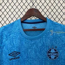 Camiseta Fútbol Gremio Portero Azul Claro 2024-2025