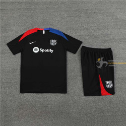 Camiseta y Pantalón Barcelona Entrenamiento Negro 2024-2025