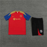 Camiseta y Pantalón Barcelona Entrenamiento Rojo 2024-2025
