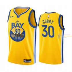 Camiseta NBA Stephen Curry de Los Golden State Warriors Amarilla 2021