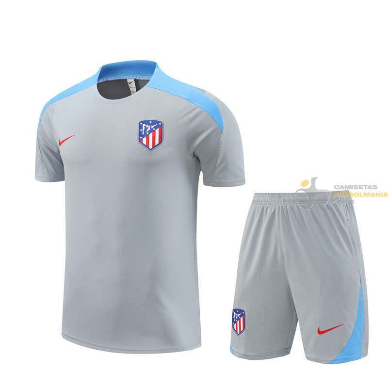 Camiseta y Pantalón Atlético de Madrid Entrenamiento Gris 2024-2025
