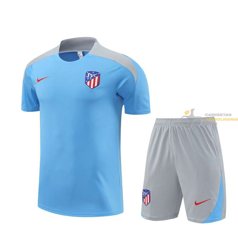 Camiseta y Pantalón Atlético de Madrid Entrenamiento Azul 2024-2025