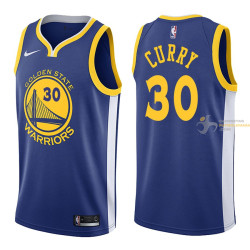 Camiseta Stephen Curry de Los Golden State Warriors Azul 2017-2018