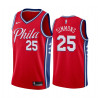 Camiseta NBA Ben Simmons Philadelphia 76ers Roja 2019-2020