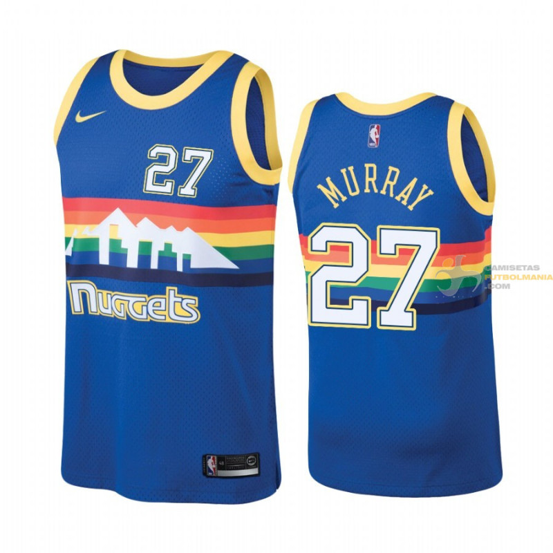 Camiseta NBA Jamal Murray Denver Nuggets Azul 2019-2020