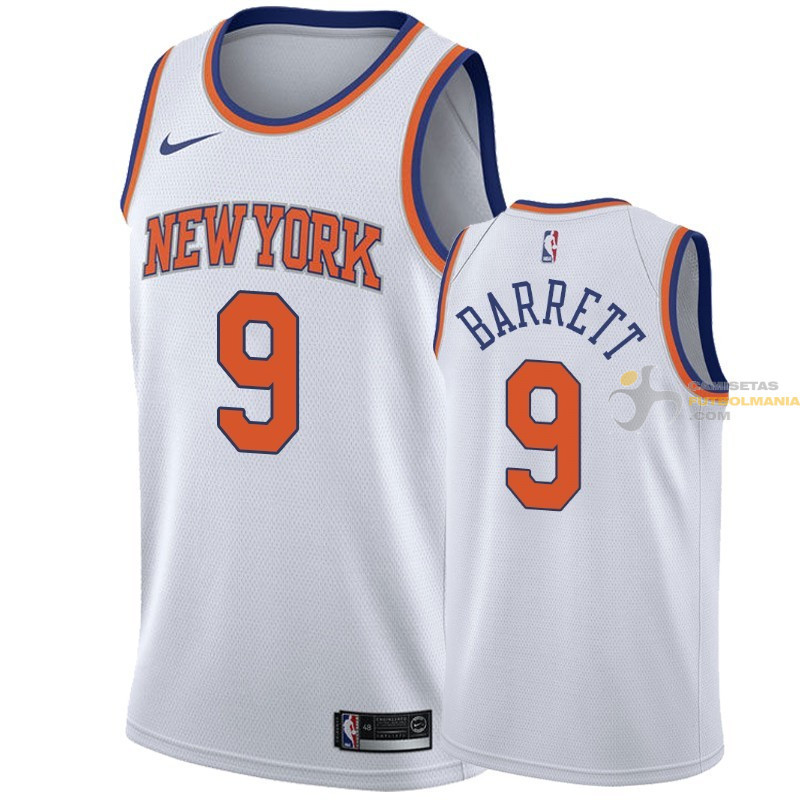 Camiseta NBA R. J. Barrett New York Knicks Blanca 2019-2020
