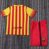 Camiseta y Pantalón Niños Barcelona Segunda Equipación Retro Clásica 2013-2014