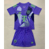 Camiseta y Pantalón Fútbol Niños Bayern Munich Portero Segunda Equipación 2024-2025