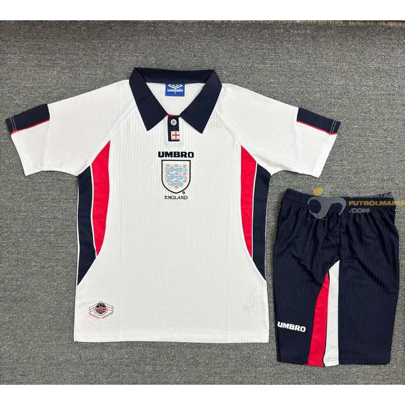 Camiseta Fútbol Inglaterra Primera Equipación Retro Clásica 1998