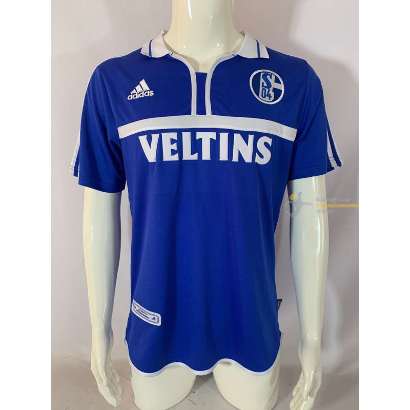 Camiseta Fútbol Schalke 04 Primera Equipación Retro Clásica 2000-2002