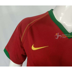 Camiseta Fútbol Portugal Primera Equipación Retro Clásica 2006