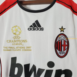 Camiseta AC Milán Retro Clásica Segunda Equipación Final Champions 2006-2007