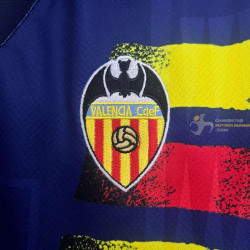 Camiseta Fútbol Valencia Segunda Equipación Retro Clásica 1996-1997