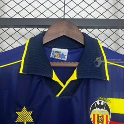 Camiseta Fútbol Valencia Segunda Equipación Retro Clásica 1996-1997