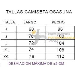 Camiseta Osasuna Retro Clásica 1995-1996