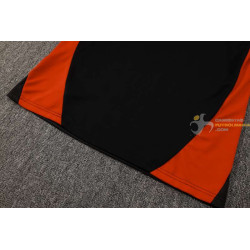 Camiseta Sin Mangas y Pantalón AC Milan Entrenamiento Negro 2024-2025